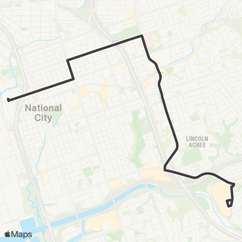 MTS 8th St TC - Plaza Bonita map