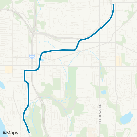 Sound Transit South Bellevue - Redmond Tech map