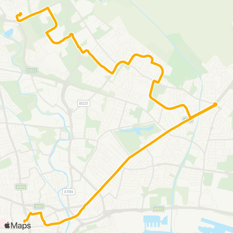 Stagecoach East Midlands  map