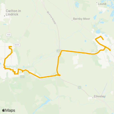 Stagecoach East Midlands  map