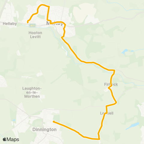 Stagecoach East Midlands  map