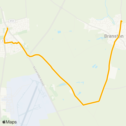 Stagecoach East Midlands  map