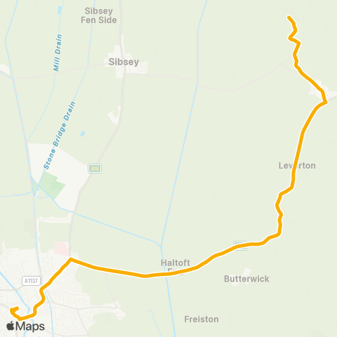 Stagecoach East Midlands  map