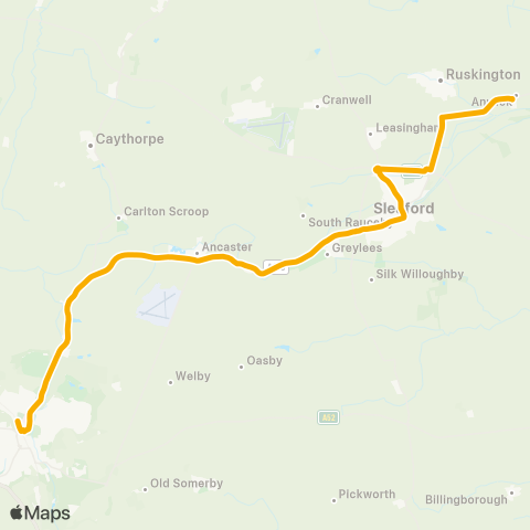 Stagecoach East Midlands  map