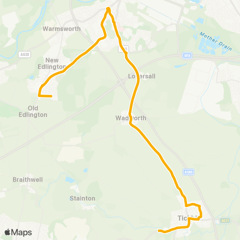 Stagecoach East Midlands  map