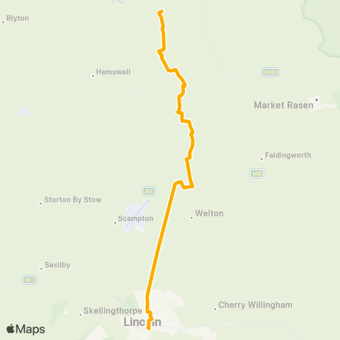 Stagecoach East Midlands  map