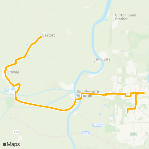 Stagecoach East Midlands  map