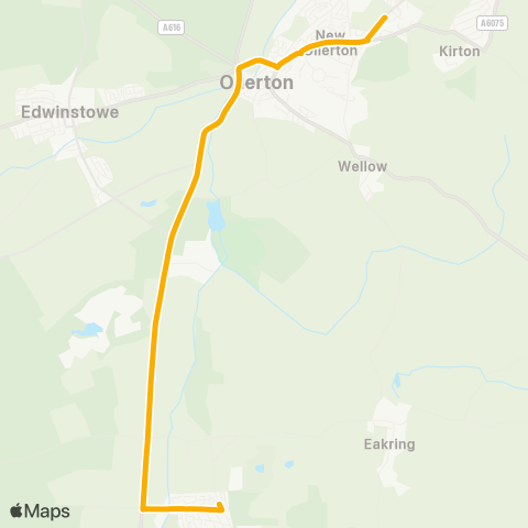 Stagecoach East Midlands  map