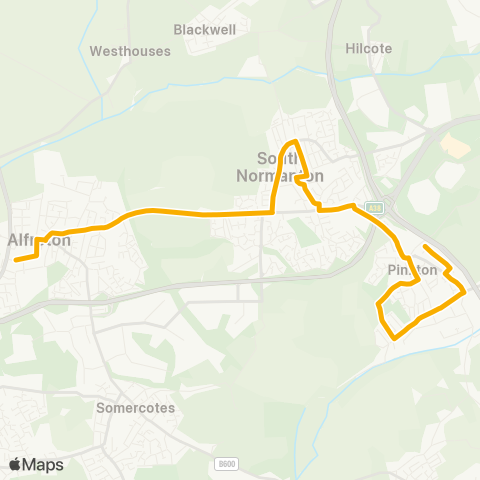 Stagecoach East Midlands  map