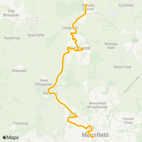 Stagecoach East Midlands  map