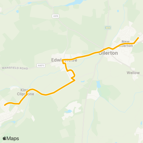 Stagecoach East Midlands  map