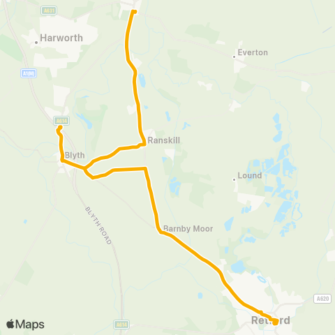 Stagecoach East Midlands  map