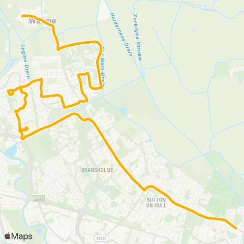 Stagecoach East Midlands  map