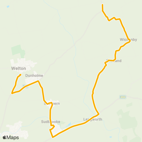 Stagecoach East Midlands  map