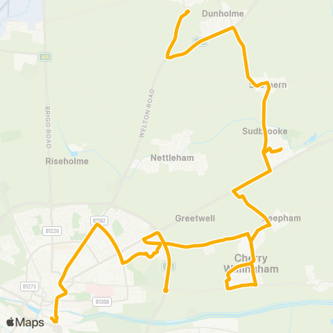 Stagecoach East Midlands  map