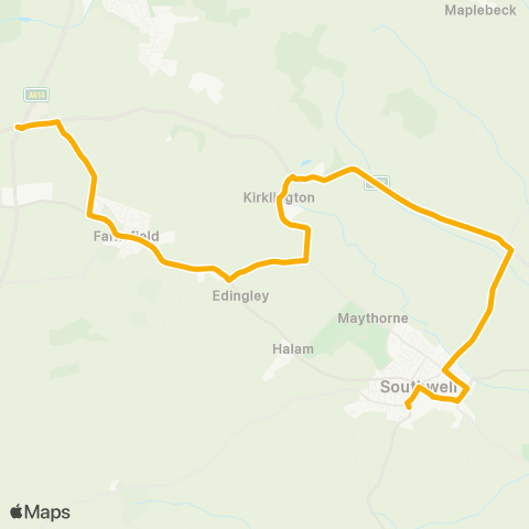 Stagecoach East Midlands  map