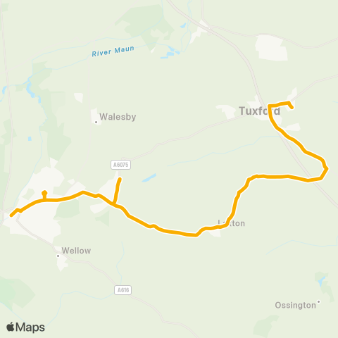 Stagecoach East Midlands  map