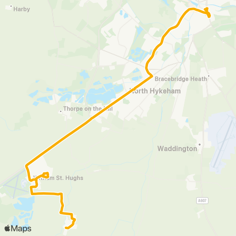 Stagecoach East Midlands  map