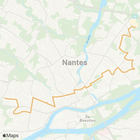 Naolib Tertre - Perray map