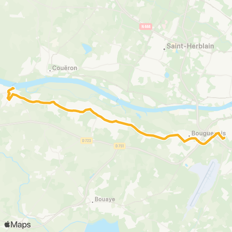 Naolib Bac du Pellerin - Neustrie map