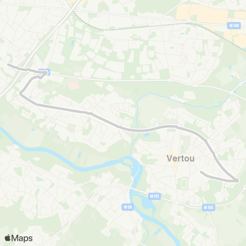 Naolib Jean Monnet - Porte de Vertou map