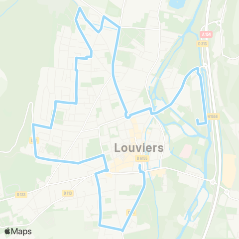 SEMO Circulaire Louviers map