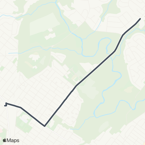 SEPTA Foxchase Lp to Verree-Marchmn map