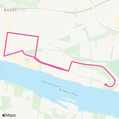 TransLink Northshore Hamilton Loop via Racecourse Rd map