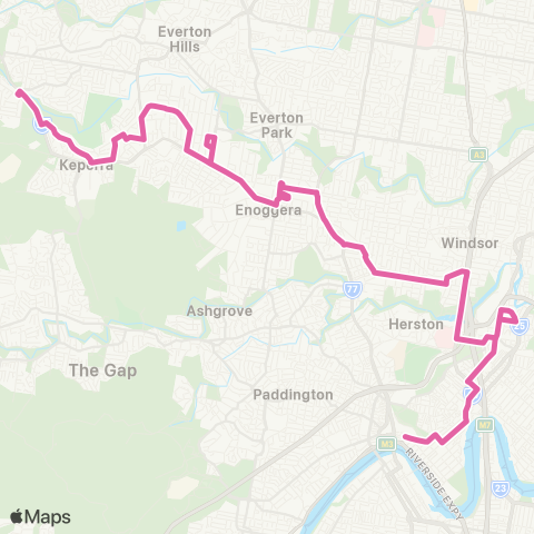 TransLink Ferny Grove - City map