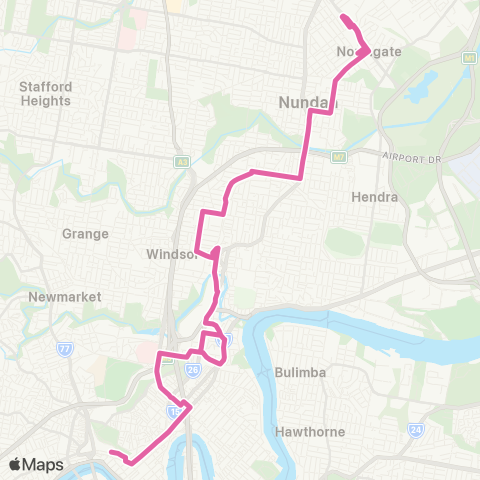 TransLink City - Northern Corridor (All) map