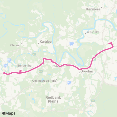 TransLink Western - Ipswich (Alls) map