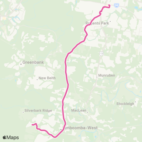 TransLink Flagstone - Browns Plains map