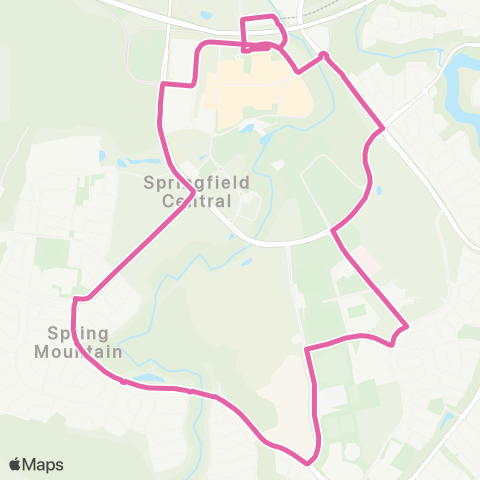 TransLink Spring Mountain Loop map