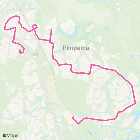 TransLink Pimpama Sports Hub - Coomera map