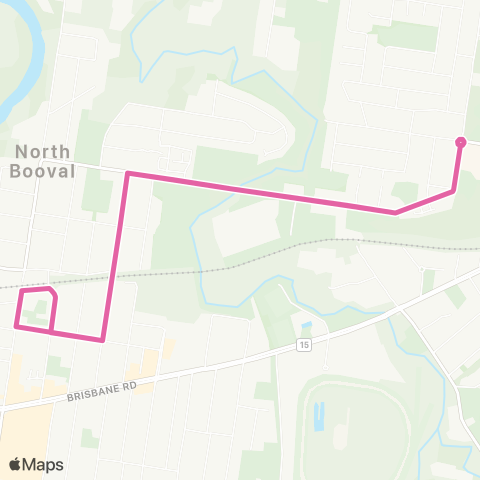 TransLink Bundamba - Booval map