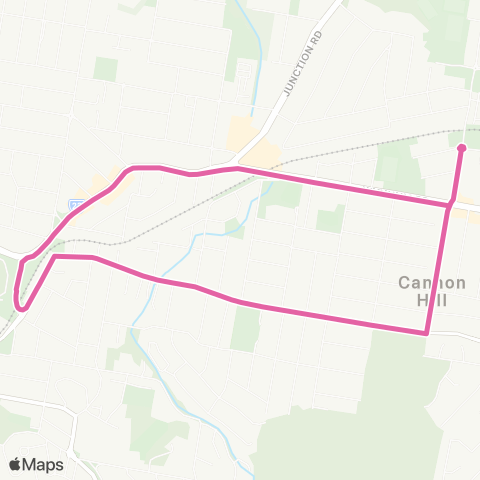 TransLink Cannon Hill - Morningside loop map