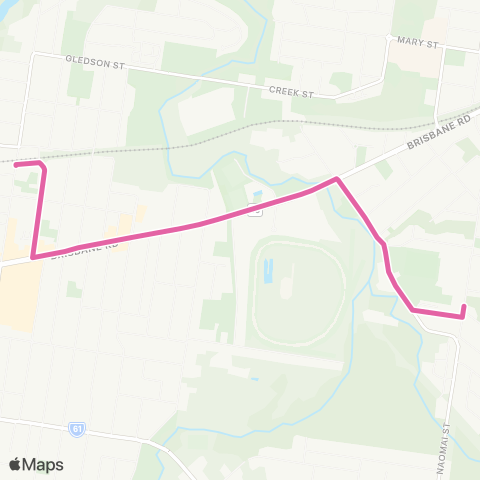 TransLink Bundamba - Booval map