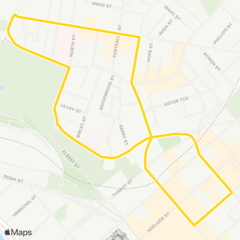 TransLink Spring Hill Loop map