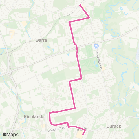 TransLink Inala - Oxley map