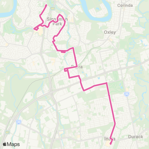 TransLink Centenary - Inala Plaza map