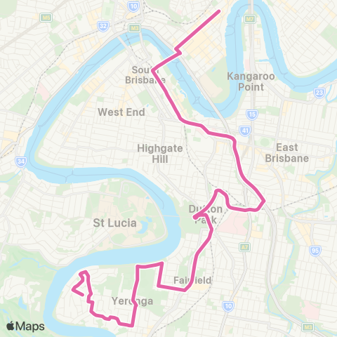 TransLink Yeronga - City map