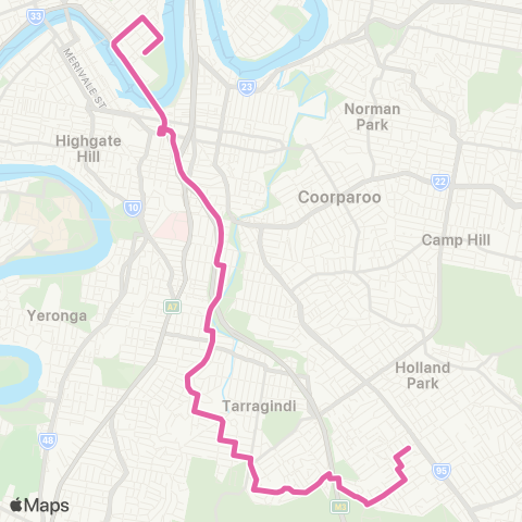 TransLink Tarragindi - City map