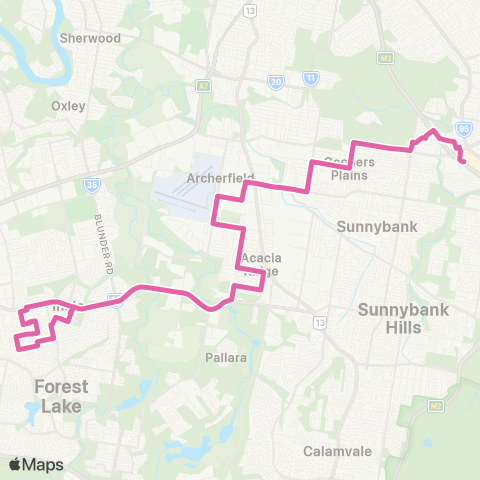 TransLink Inala - Garden City map