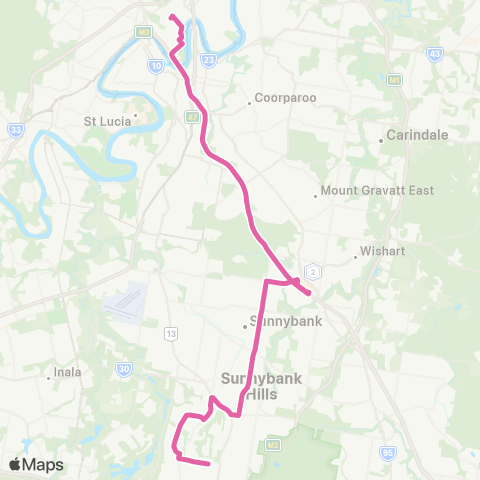 TransLink Parkinson - City Precincts map