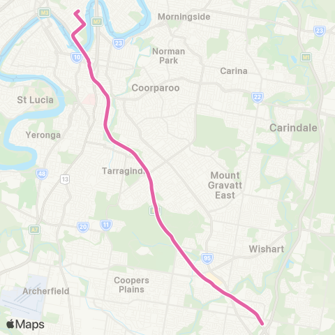 TransLink Eight Mile Plains - City Rocket map