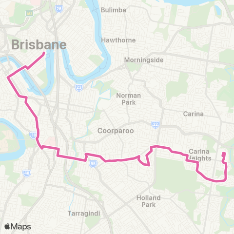 TransLink Carindale - City map