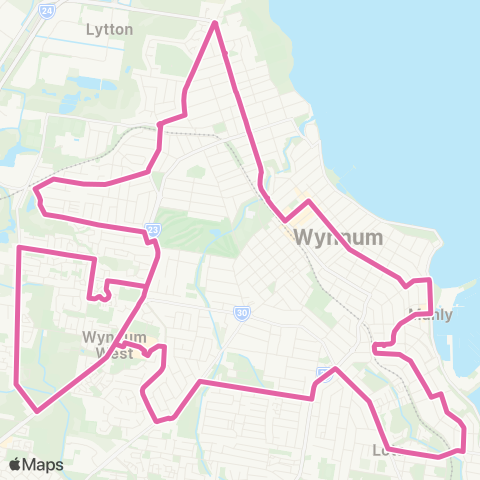 TransLink Wynnum Loop  ↻ map