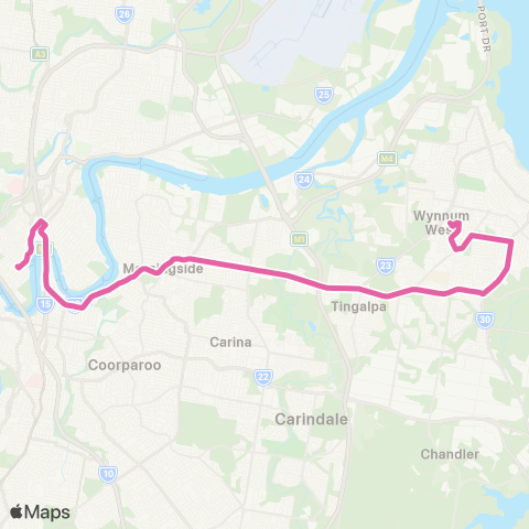 TransLink Wynnum - City map