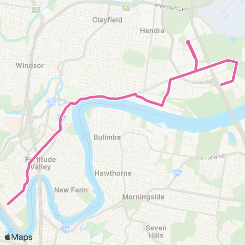 TransLink Pinkenba - City map