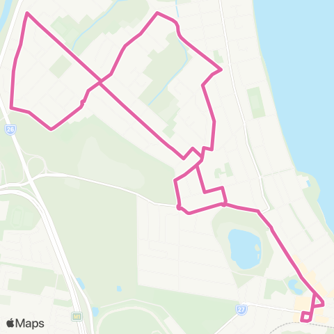 TransLink Sandgate - Brighton (Community Bus 2) map